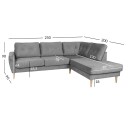 Hjørnesofa Ivarby Høyre   grå
