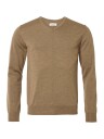 Chevalier Aston V Neck Merino Pullover Men Hazelnut M M