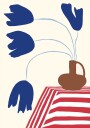 Still Life Flower Pottery Plakat Plakat / 30x40cm