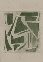Green Geometric Maze Plakat / 40x50cm
