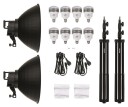 Dörr DL 400 Kontinuerlig LED lyssett Med 4x25W Pærer 2 pack