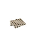 ferm LIVING Alee badelaken 100 x 150 cm Sand-Black