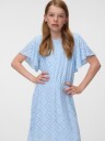 Vero Moda Girl Vmtassa Sl Frill  Short Dress Jrs Girl Blue 134