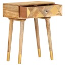 vidaXL Nattbord 43x30x58 cm heltre mango