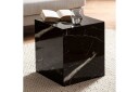 Sofabord Wohnling MONOBLOC marmorlook 40x40x45 cm, moderne stil Svart marmor - Svart marmor