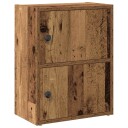 Bokhylle gammelt tre 40x24x52 cm konstruert tre
