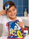 Sonic Toalettmappe med Håndkle Hårbørste &  Flaske