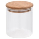  Glasskrukker med bambuslokk 6 stk 600 ml 150694