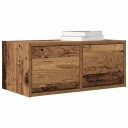 TV benk gammelt tre 60x31x25,5 cm konstruert tre
