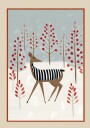 Deer In the Snowy Forest Plakat Plakat / 30x40cm