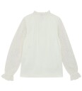 Creamie T-Shirt Ls White 122
