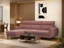 Vylon 3 seters sovesofa med divan   Rosa