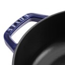 Staub Chistera sauté traktørpanne 28 cm blå