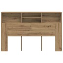  Hodegavl med hylle artisan 160x19x103,5 cm konstruert tre 8721158442109