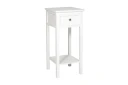 Cleana Nattbord 75 cm med Oppbevaring Skuff - Hvit