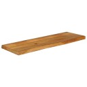  Bordplate med naturlig kant 100x30x2,5 cm heltre mango
