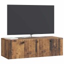  Vegghengt TV skap 98 x 41 x 30 cm Gammelt tre Konstruert tre