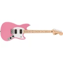 Squier Sonic Mustang Hh, Maple Hvit Pickguard, Flash Rosa