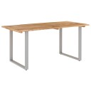 vidaXL Spisebord 160x80x76 cm heltre akasie