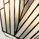 Alderley vegglampe flerfarget/bronse 31 cm – Elstead   Stue   Tiffany   Glass   Kantet