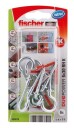 Fischer Duopower Universalplugg med Rundkrok - 6 Stk