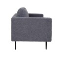 Venture Design Boom 3 seter sofa Mørkegrå 203 x 86 cm Natur