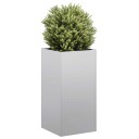 vidaXL Plantekasse 40x40x80 cm galvanisert stål