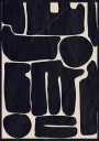 Modern Abstract Minimal Shapes 162 Poster Plakat / 50x70cm