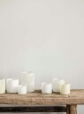 Tell Me More Lyric Lyslykt Glass Beige Medium 12x14 cm