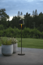 Trend Collection Pomezia gulvlampe – oppladbar og dimbar, matt svart