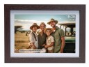 Denver PFF-1042DW 10,1" Digital Fotoramme med Wi-Fi og IPS-skjerm - Mørkt Tre