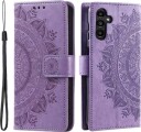 Samsung Galaxy A34 5G Mandala Series Lommebok-deksel Lilla