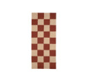 Square gangteppe terracotta/natur