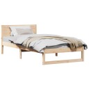  Sengramme Naturlig Massivt Tre 80 x 200 cm