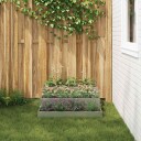  hageplantekasse 3 nivå 90x90x35 cm Galvanisert stål