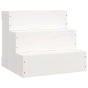 Vidaxl Kjæledyrstrapp Hvit 40X37.5X35 cm Heltre Furu