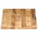  Bordplate naturlig kant 100x60x3,8 cm grovt heltre mangotre 370694
