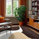 Ryetepper   Chiniot brun/beige/hvit Størrelse: 160 x 230 cm