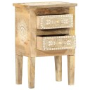 vidaXL Håndmalt nattbord 40x30x60 cm heltre mango