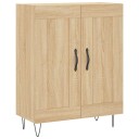 vidaXL Skjenk sonoma eik 69,5x34x90 cm konstruert tre