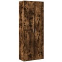  Highboard røkt eik 70x35x180 cm konstruert tre