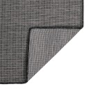 vidaXL Utendørs flatvevd teppe 80x150 cm grå