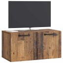  Vegghengt TV skap Gammelt tre 59,5 x 31 x 30 cm Konstruert tre