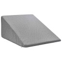 vidaXL Leggpute 60 x 50 x 30 cm Myk Minnefoam Grå