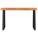  Konsollbord med naturlig kant 140x40x80 cm heltre akasie 353297