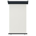 vidaXL Sidemarkise for balkong 100x250 cm kremhvit