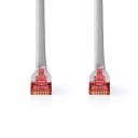 Nedis CAT6 Nettverkskabel 30m Grå RJ45 SF/UTP