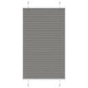  plisségardin antrasitt 80x150 cm Stoff Bredde 79,4 Polyester
