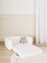 Alice &  Fox Cubbie  Brettbar Sofa 94x55cm White Teddy