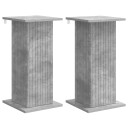 vidaXL Planteholder 2 stk. Betonggrå 30,5 x 30 x 60,5 cm
